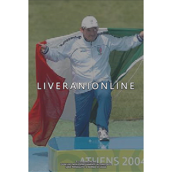 Atene 15-08-2004 Olimpiade 2004 shooting trap uomini nella foto pellielo giovanni ph marco luzzani/ag aldo liverani s.a.s.