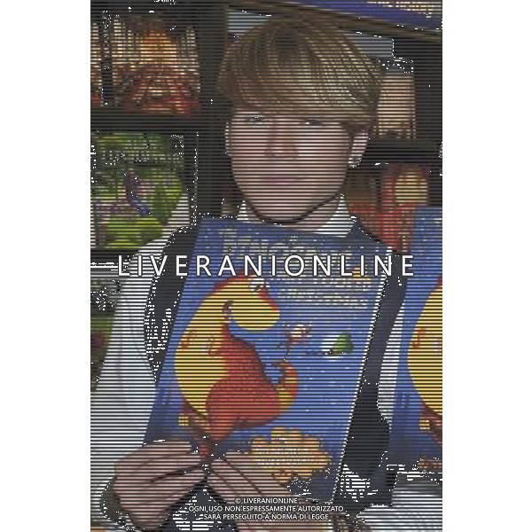 Dougie Poynter of McFly at a signing of their (Tom Fletcher \' Dougie Poynter\'s) new children\'s book \'The Dinosaur That Pooped Christmas\' at Waterstones, Bluewater Shopping Centre, Greenhithe, Kent on Thursday 1 November 2012. /AGENZIA ALDO LIVERANI SAS/ITALY ONLY - EDITORIAL USE ONLY