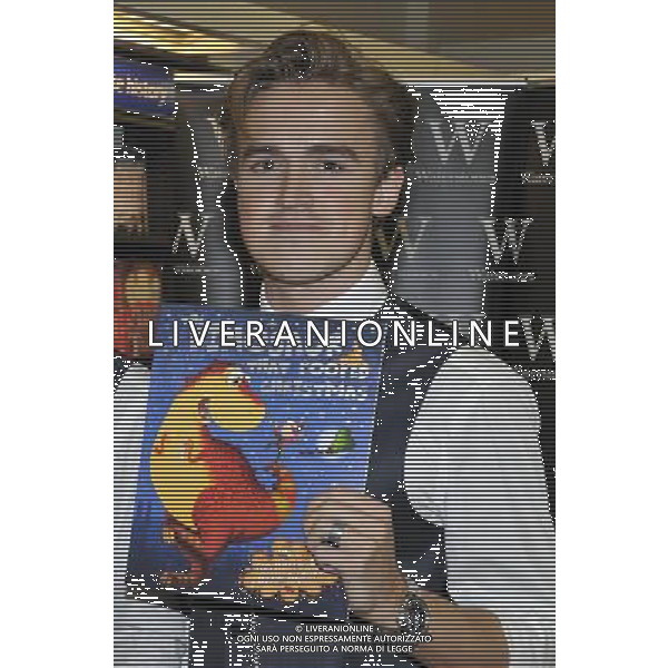 Tom Fletcher of McFly at a signing of their (Tom Fletcher \' Dougie Poynter\'s) new children\'s book \'The Dinosaur That Pooped Christmas\' at Waterstones, Bluewater Shopping Centre, Greenhithe, Kent on Thursday 1 November 2012. /AGENZIA ALDO LIVERANI SAS/ITALY ONLY - EDITORIAL USE ONLY
