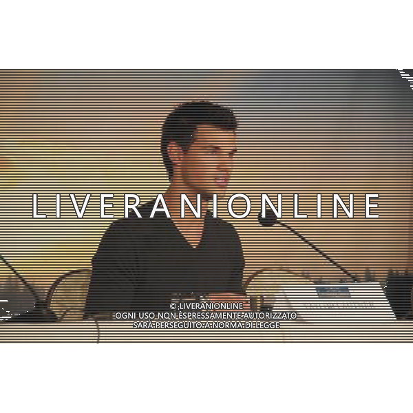 Taylor Lautner 11/01/2012 \'The Twilight Saga: Breaking Dawn - Part 2\' Press Conference held at Four Seasons Hotel Los Angeles at Beverly Hills in Los Angeles, CA /AGENZIA ALDO LIVERANI SAS/ITALY ONLY - EDITORIAL USE ONLY