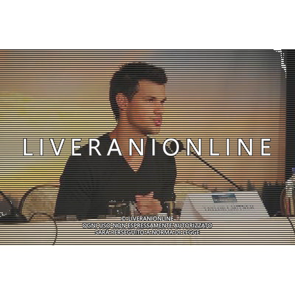 Taylor Lautner 11/01/2012 \'The Twilight Saga: Breaking Dawn - Part 2\' Press Conference held at Four Seasons Hotel Los Angeles at Beverly Hills in Los Angeles, CA /AGENZIA ALDO LIVERANI SAS/ITALY ONLY - EDITORIAL USE ONLY