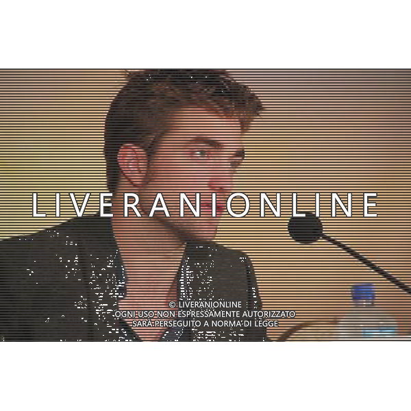 Robert Pattinson 11/01/2012 \'The Twilight Saga: Breaking Dawn - Part 2\' Press Conference held at Four Seasons Hotel Los Angeles at Beverly Hills in Los Angeles, CA /AGENZIA ALDO LIVERANI SAS/ITALY ONLY - EDITORIAL USE ONLY
