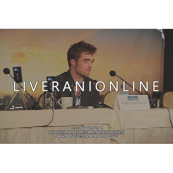 Robert Pattinson 11/01/2012 \'The Twilight Saga: Breaking Dawn - Part 2\' Press Conference held at Four Seasons Hotel Los Angeles at Beverly Hills in Los Angeles, CA /AGENZIA ALDO LIVERANI SAS/ITALY ONLY - EDITORIAL USE ONLY