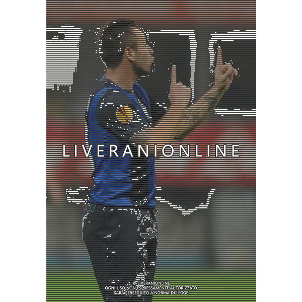 MILANO, 25-10-2012 / ©FOTO GIORGIO RAVEZZANI UEFA EUROPA LEAGUE INTER-PARTIZAN BELGRADO 1-0 NELLA FOTO : ANTONIO CASSANO AG ALDO LIVERANI S A S