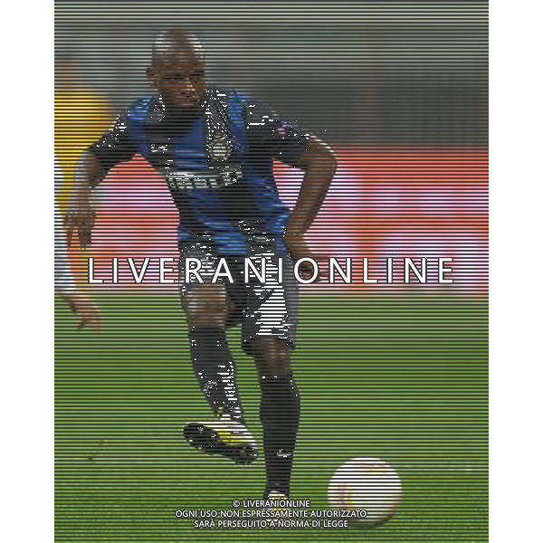 MILANO, 25-10-2012 / ©FOTO GIORGIO RAVEZZANI UEFA EUROPA LEAGUE INTER-PARTIZAN BELGRADO 1-0 NELLA FOTO : GABI MUDINGAY AG ALDO LIVERANI S A S