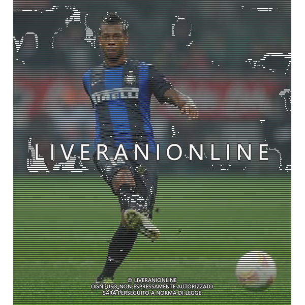 MILANO, 25-10-2012 / ©FOTO GIORGIO RAVEZZANI UEFA EUROPA LEAGUE INTER-PARTIZAN BELGRADO 1-0 NELLA FOTO : FREDY GUARIN AG ALDO LIVERANI S A S