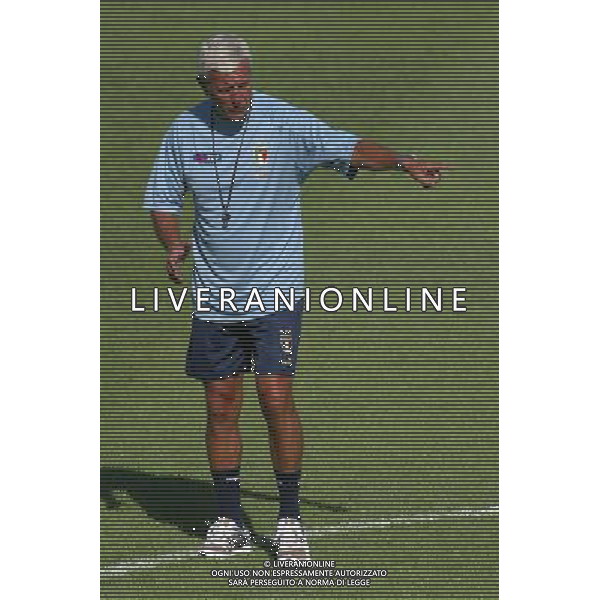 RADUNO DELLA NAZIONALE ITALIANA A COVERCIANO 16/08/2004 NELLA FOTO MARCELLO LIPPI FOTO GIANNI NUCCI/AG ALDO LIVERANI