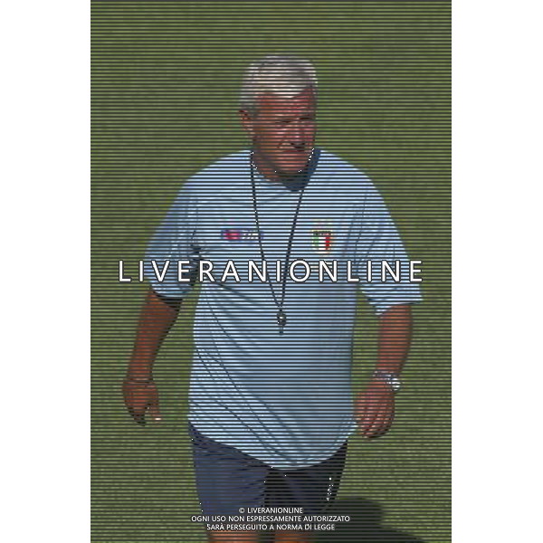 RADUNO DELLA NAZIONALE ITALIANA A COVERCIANO 16/08/2004 NELLA FOTO MARCELLO LIPPI FOTO GIANNI NUCCI/AG ALDO LIVERANI