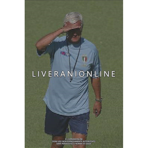 RADUNO DELLA NAZIONALE ITALIANA A COVERCIANO 16/08/2004 NELLA FOTO MARCELLO LIPPI FOTO GIANNI NUCCI/AG ALDO LIVERANI
