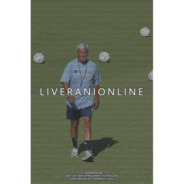 RADUNO DELLA NAZIONALE ITALIANA A COVERCIANO 16/08/2004 NELLA FOTO MARCELLO LIPPI FOTO GIANNI NUCCI/AG ALDO LIVERANI
