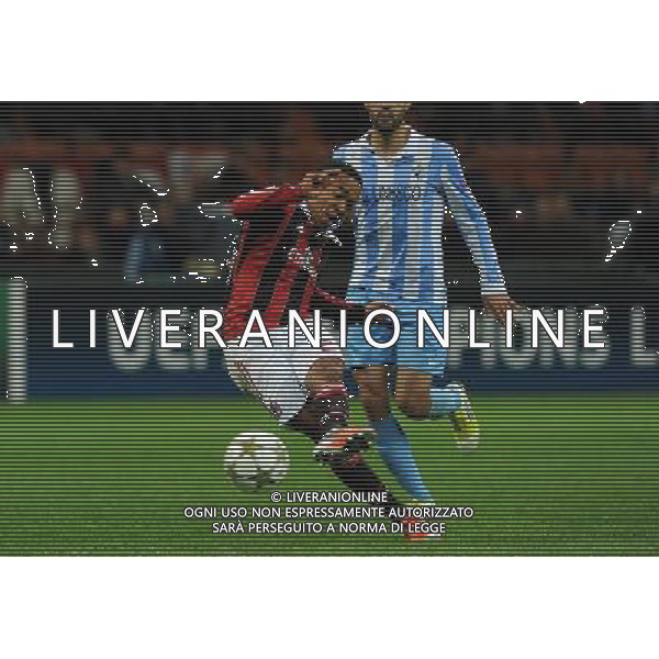 UEFA Champions League 2012/2013 Gruppo C Milano - 06.11.2012 Milan-Malaga Nella Foto:emanuelson prova il tiro /Ph.Vitez-Ag. Aldo Liverani