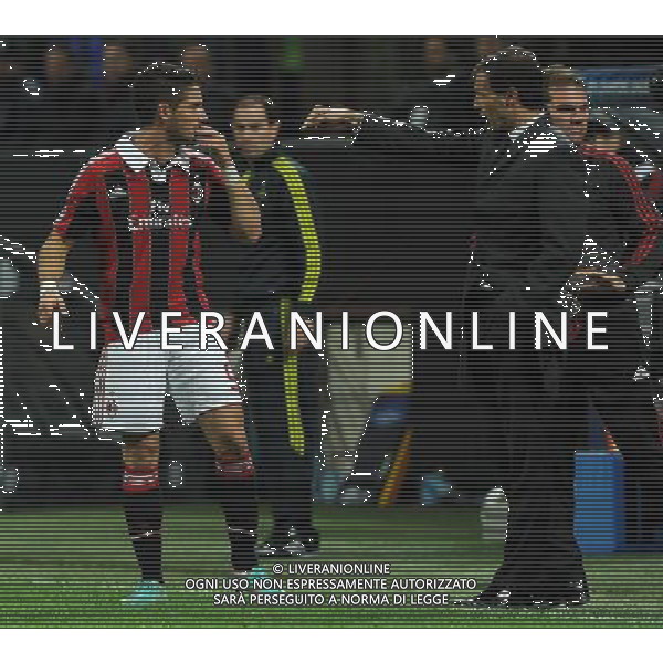UEFA Champions League 2012/2013 Gruppo C Milano - 06.11.2012 Milan-Malaga Nella Foto:pato allegri /Ph.Vitez-Ag. Aldo Liverani