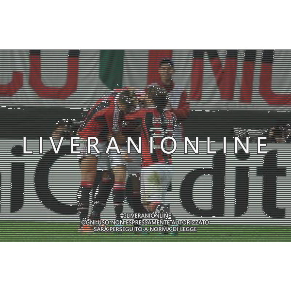 Milan - Malaga UEFA Champions League 2012/2013 Gruppo C Milano - 06.11.2012 NELLA FOTO : ESULTANZA DOPO IL GOL DI ALEXANDRE PATO ©RAVEZZANI/AGENZIA ALDO LIVERANI SAS