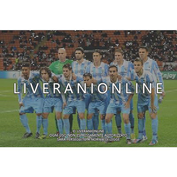 Milan - Malaga UEFA Champions League 2012/2013 Gruppo C Milano - 06.11.2012 NELLA FOTO : FORMAZIONE SQUADRA MALAGA ©RAVEZZANI/AGENZIA ALDO LIVERANI SAS