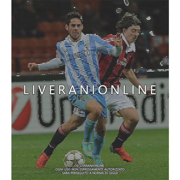 UEFA Champions League 2012/2013 Gruppo C Milano - 06.11.2012 Milan-Malaga Nella Foto:Isco -Montolivo Riccardo /Ph.Vitez-Ag. Aldo Liverani