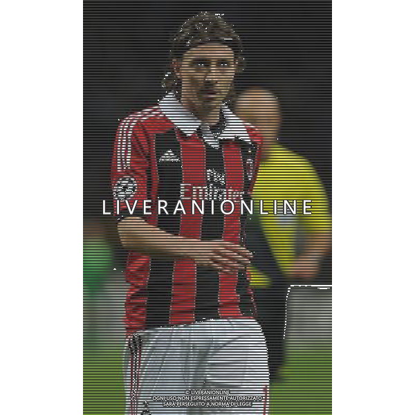 UEFA Champions League 2012/2013 Gruppo C Milano - 06.11.2012 Milan-Malaga Nella Foto:Montolivo Riccardo /Ph.Vitez-Ag. Aldo Liverani