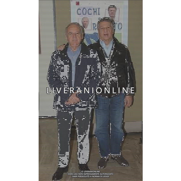 MILANO 7/11/2012 TEATRO NUOVO. P.zza SAN BABILA PRESENTAZIONE DELLO SPETTACOLO TEATRALE: \'QUELLI DEL CABARET\' NELLA FOTO RENATO POZZETTO E COCHI PONZONI FOTO ROMANO/AG ALDO LIVERANI