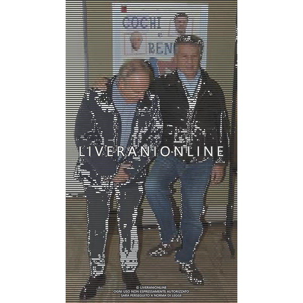 MILANO 7/11/2012 TEATRO NUOVO. P.zza SAN BABILA PRESENTAZIONE DELLO SPETTACOLO TEATRALE: \'QUELLI DEL CABARET\' NELLA FOTO RENATO POZZETTO E COCHI PONZONI FOTO ROMANO/AG ALDO LIVERANI