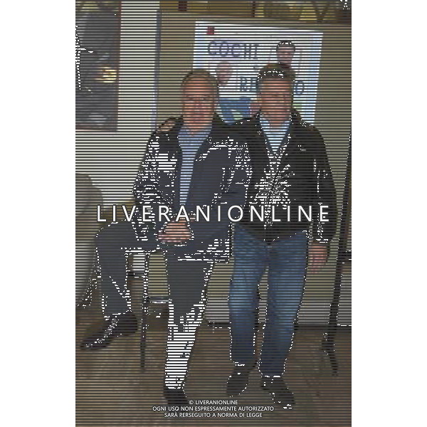 MILANO 7/11/2012 TEATRO NUOVO. P.zza SAN BABILA PRESENTAZIONE DELLO SPETTACOLO TEATRALE: \'QUELLI DEL CABARET\' NELLA FOTO RENATO POZZETTO E COCHI PONZONI FOTO ROMANO/AG ALDO LIVERANI