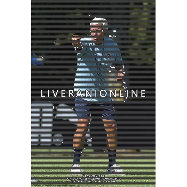 RADUNO ALLENAMENTO DELLA NAZIONALE ITALIANA A COVERCIANO 16/08/2004 NELLA FOTO MARCELLO LIPPI FOTO GIANNI NUCCI/AG ALDO LIVERANI