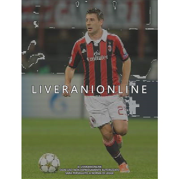 MILANO, 06-11-2012 / ©FOTO GIORGIO RAVEZZANI UEFA CHAMPIONS LEAGUE MILAN-MALAGA 1-1 NELLA FOTO : DANIELE BONERA AG ALDO LIVERANI S A S