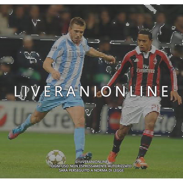 MILANO, 06-11-2012 / ©FOTO GIORGIO RAVEZZANI UEFA CHAMPIONS LEAGUE MILAN-MALAGA 1-1 NELLA FOTO : IGNACIO CAMACHO AG ALDO LIVERANI S A S