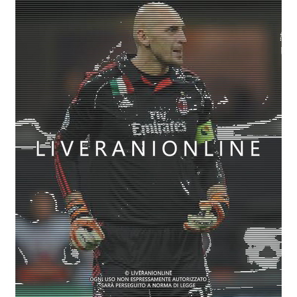 MILANO, 06-11-2012 / ©FOTO GIORGIO RAVEZZANI UEFA CHAMPIONS LEAGUE MILAN-MALAGA 1-1 NELLA FOTO : CHRISTIAN ABBIATI AG ALDO LIVERANI S A S