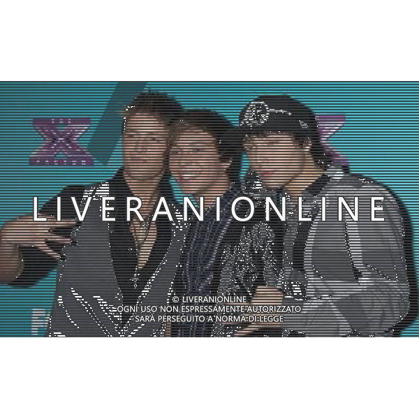 05 November 2012 - Beverly Hills, California - Emblem3, Drew Chadwick, Keaton Stromberg and Wesley Stromberg. \'The X Factor\' Season 2 Finalists Party held at The Bazaar at The SLS Hotel Beverly Hills. Photo Credit: Russ Elliot/AdMedia /AGENZIA ALDO LIVERANI SAS/ITALY ONLY - EDITORIAL USE ONLY