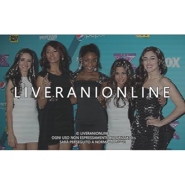 05 November 2012 - Beverly Hills, California - 1432, Ally Brooke, Camila Cabello, Normani Hamilton, Dinah Jane Hansen and Lauren Jauregui. \'The X Factor\' Season 2 Finalists Party held at The Bazaar at The SLS Hotel Beverly Hills. Photo Credit: Russ Elliot/AdMedia /AGENZIA ALDO LIVERANI SAS/ITALY ONLY - EDITORIAL USE ONLY