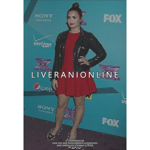 05 November 2012 - Beverly Hills, California - Demi Lovato. \'The X Factor\' Season 2 Finalists Party held at The Bazaar at The SLS Hotel Beverly Hills. Photo Credit: Russ Elliot/AdMedia /AGENZIA ALDO LIVERANI SAS/ITALY ONLY - EDITORIAL USE ONLY