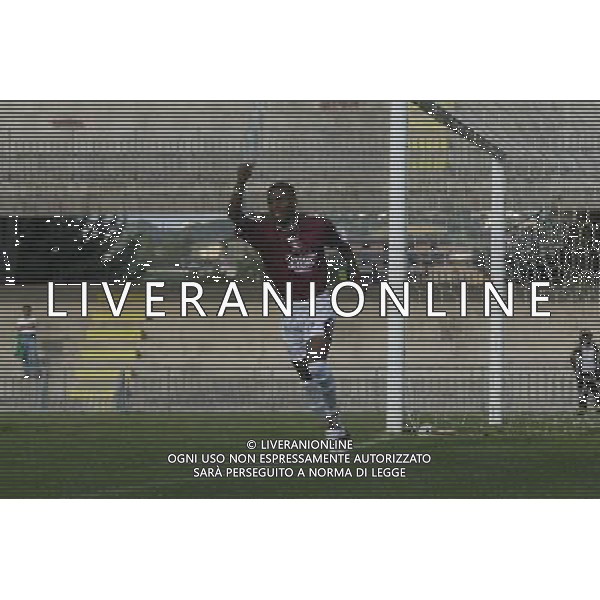 Avellino-Salernitana coppa italia Tim Cup 14/08/04 nella foto esultanza di onwachi benjamin dopo il gol foto pecoraro/ag. aldo liverani