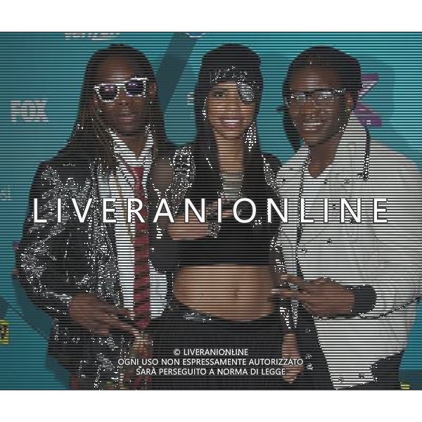 05 November 2012 - Beverly Hills, California - Lyric 145, Jemelle Joseph, Lyric Da Queen and Julien Joseph. \'The X Factor\' Season 2 Finalists Party held at The Bazaar at The SLS Hotel Beverly Hills. Photo Credit: Russ Elliot/AdMedia /AGENZIA ALDO LIVERANI SAS/ITALY ONLY - EDITORIAL USE ONLY