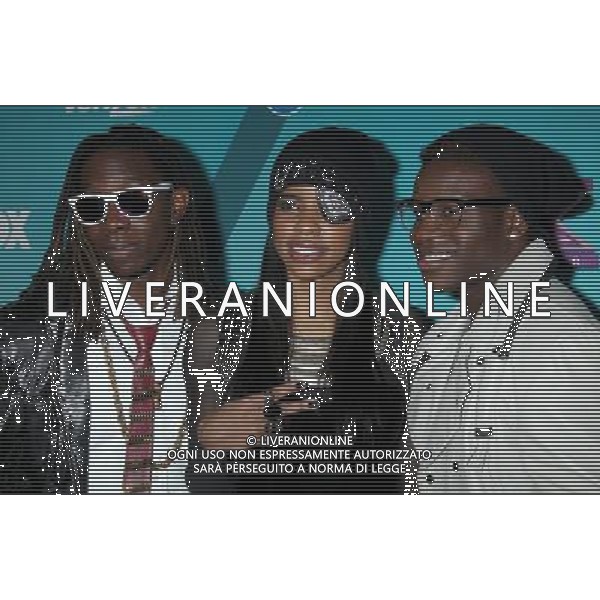 05 November 2012 - Beverly Hills, California - Lyric 145, Jemelle Joseph, Lyric Da Queen and Julien Joseph. \'The X Factor\' Season 2 Finalists Party held at The Bazaar at The SLS Hotel Beverly Hills. Photo Credit: Russ Elliot/AdMedia /AGENZIA ALDO LIVERANI SAS/ITALY ONLY - EDITORIAL USE ONLY