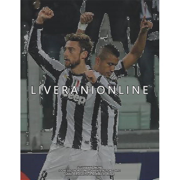 UEFA Champions League 2012/2013 Gruppo E Torino - 07.11.2012 Juventus-Nordsjaelland Nella Foto:marchisio e vidal esultano /Ph.Vitez-Ag. Aldo Liverani