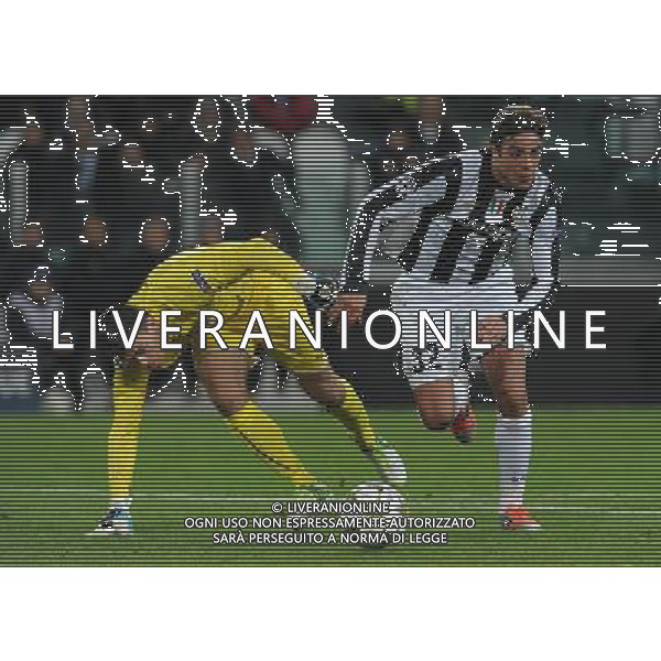 UEFA Champions League 2012/2013 Gruppo E Torino - 07.11.2012 Juventus-Nordsjaelland Nella Foto:matri supera il portiere ma sbaglia /Ph.Vitez-Ag. Aldo Liverani