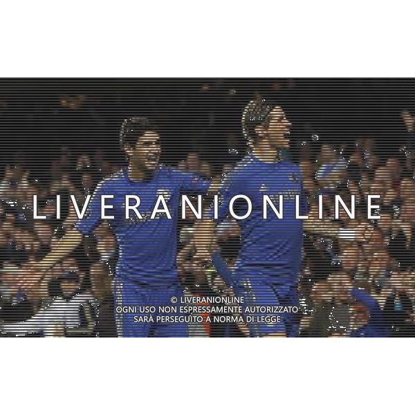 Chelsea\'s Fernando Torres celebrates scoring his sides first goal 1-0 Football - UEFA Champions League Group E - Chelseav Shakhtar Donetsk - Wednesday 7th November 2012 - Stamford Bridge - London © CameraSport - 43 Linden Ave. Countesthorpe. Leicester. England. LE8 5PG - Tel: +44 (0) 116 277 4147 - admin@camerasport.com - www.camerasport.com AG ALDO LIVERANI S A S ONLY ITALY