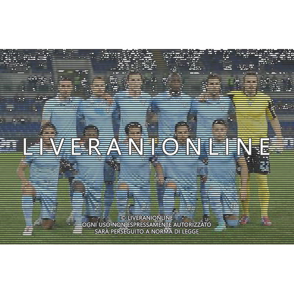 Roma - 08/11/2012 - Stadio Olimpico - Uefa Europa League 2012/2013 - Girone J - Lazio vs Panathinaikos - nella foto: LA FORMAZIONE DELLA SQUADRA DELLA LAZIO å© Fabrizio Corradetti - Ag. Aldo Liverani sas