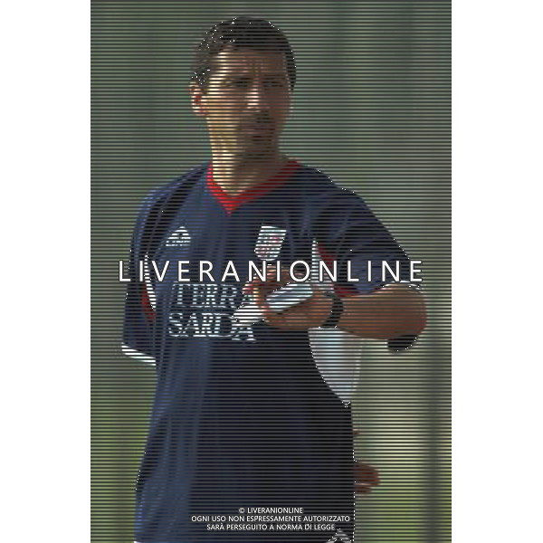 LODIGIANI - SASSARI TORRES COPPA ITALIA SERIE C 13/08/04 NELLA FOTO D\'ADDERIO SALVO FULVIO ALLENATORE TORRES FOTO LEONARDO CAVALLO/AG ALDO LIVERANI