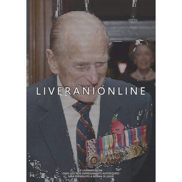 Prince Philip, the Duke Of Edinburgh arrives with Britain\'s Queen Elizabeth II, not in photo, to attend the annual Royal Festival of Remembrance, at London\'s Royal Albert Hall, Saturday Nov. 10, 2012. ©photoshot/AGENZIA ALDO LIVERANI SAS - ITALY ONLY - REALI INGLESI: la regina Elisabetta II con il marito Filippo, Duca di Edimburgo al Festival annuale Reale della Memoria, alla Royal Albert Hall, Sabato 10 novembre 2012.