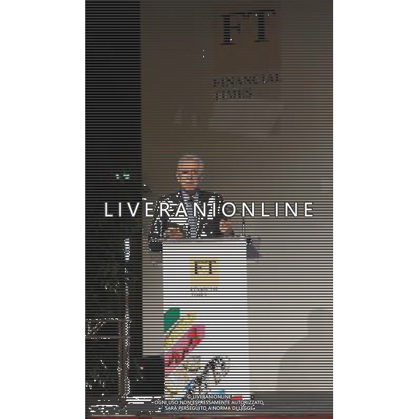 MILANO 12/11/2012 HOTEL MARRIOT. VIA WASHINGTON CONVEGNO DEL FINANCIAL TIME NELLA FOTO MARIO MONTI FOTO ROMANO/AG ALDO LIVERANI