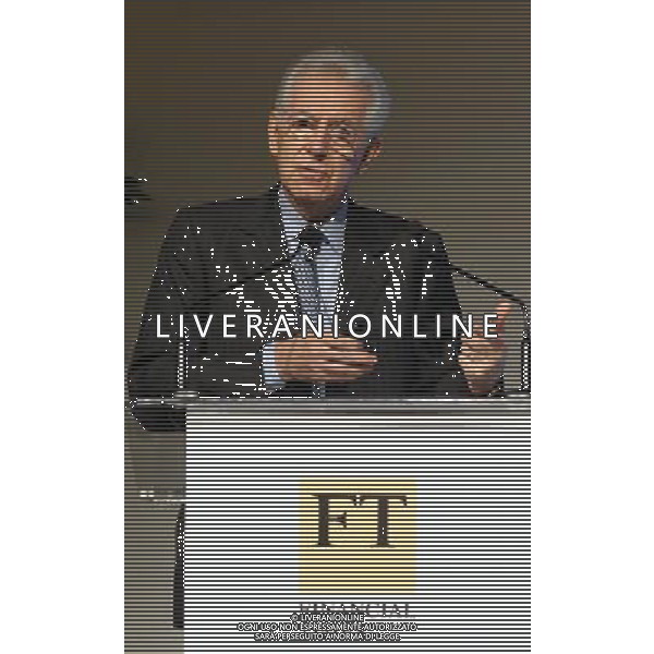 MILANO 12/11/2012 HOTEL MARRIOT. VIA WASHINGTON CONVEGNO DEL FINANCIAL TIME NELLA FOTO MARIO MONTI FOTO ROMANO/AG ALDO LIVERANI
