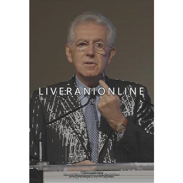 MILANO 12/11/2012 HOTEL MARRIOT. VIA WASHINGTON CONVEGNO DEL FINANCIAL TIME NELLA FOTO MARIO MONTI FOTO ROMANO/AG ALDO LIVERANI