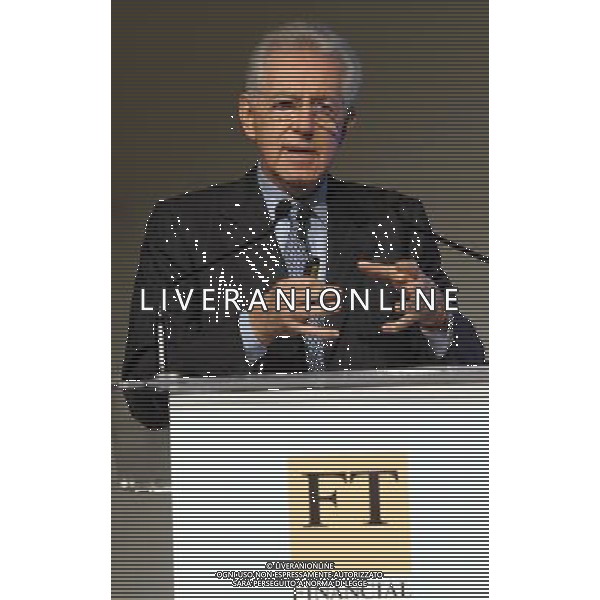 MILANO 12/11/2012 HOTEL MARRIOT. VIA WASHINGTON CONVEGNO DEL FINANCIAL TIME NELLA FOTO MARIO MONTI FOTO ROMANO/AG ALDO LIVERANI