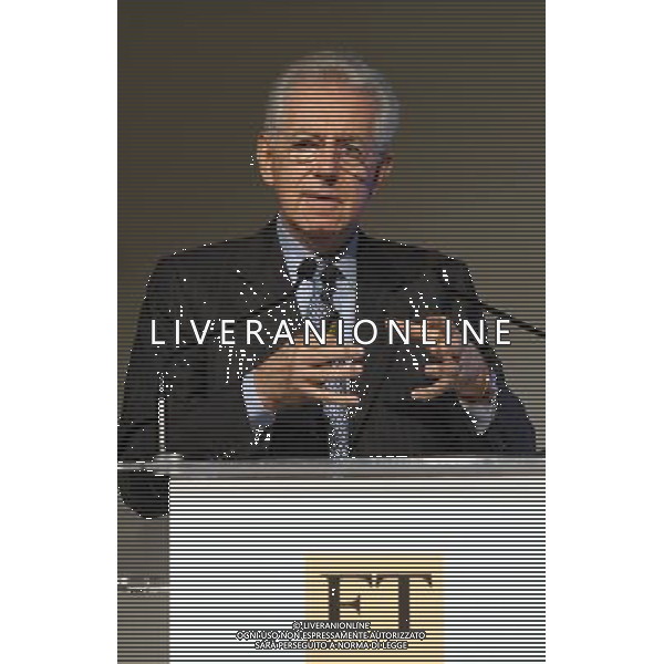 MILANO 12/11/2012 HOTEL MARRIOT. VIA WASHINGTON CONVEGNO DEL FINANCIAL TIME NELLA FOTO MARIO MONTI FOTO ROMANO/AG ALDO LIVERANI