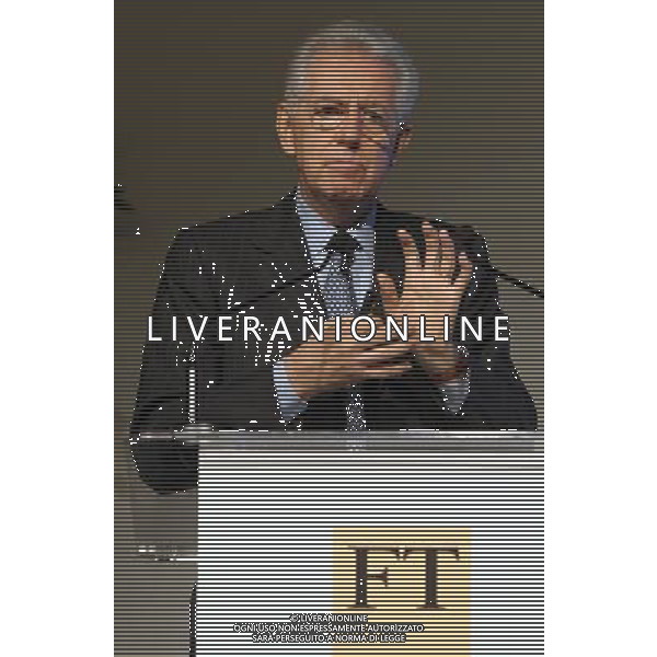 MILANO 12/11/2012 HOTEL MARRIOT. VIA WASHINGTON CONVEGNO DEL FINANCIAL TIME NELLA FOTO MARIO MONTI FOTO ROMANO/AG ALDO LIVERANI