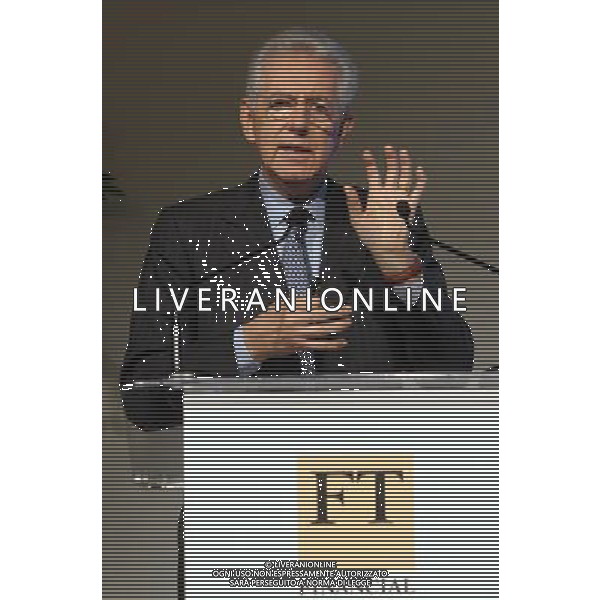 MILANO 12/11/2012 HOTEL MARRIOT. VIA WASHINGTON CONVEGNO DEL FINANCIAL TIME NELLA FOTO MARIO MONTI FOTO ROMANO/AG ALDO LIVERANI