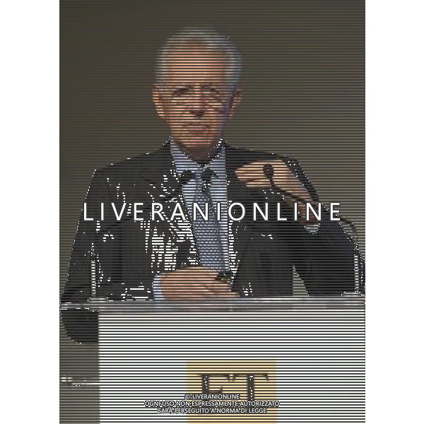 MILANO 12/11/2012 HOTEL MARRIOT. VIA WASHINGTON CONVEGNO DEL FINANCIAL TIME NELLA FOTO MARIO MONTI FOTO ROMANO/AG ALDO LIVERANI