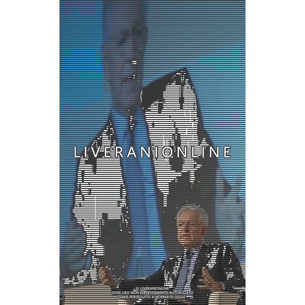 MILANO 12/11/2012 HOTEL MARRIOT. VIA WASHINGTON CONVEGNO DEL FINANCIAL TIME NELLA FOTO MARIO MONTI FOTO ROMANO/AG ALDO LIVERANI