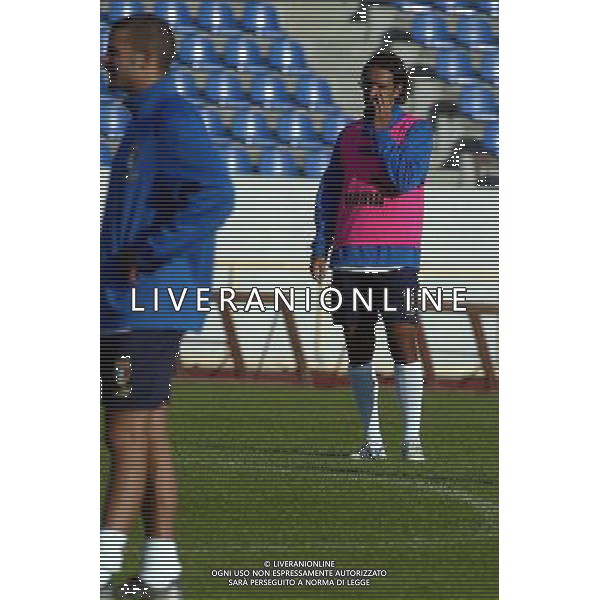 Reykjavik (Islanda) 17/08/2004 allenamento della nazionale italiana nella foto alessandro nesta foto gianni nucci/ag aldo liverani