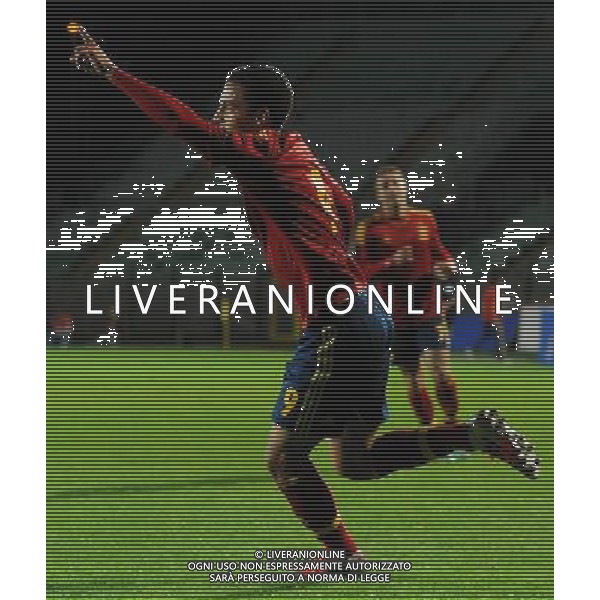 Amichevole Siena - 13.11.2012 Italia-Spagna U21 Nella Foto:rodrigo esulta /Ph.Vitez-Ag. Aldo Liverani